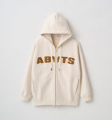 ZIP UP PILE LOGO HOODIE