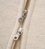 ZIP UP PILE LOGO HOODIE