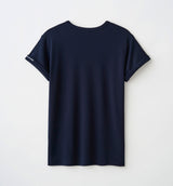 TURN UP SLEEVE LOGO T-SHIRT (受注予約受付終了)