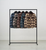 SHAGGY CHECK SHIRT JACKET