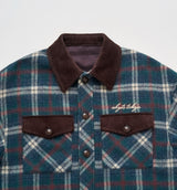 SHAGGY CHECK SHIRT JACKET