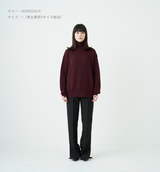 PLAIN STITCH HIGH NECK KNIT