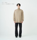 PLAIN STITCH HIGH NECK KNIT