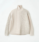 SWITCHING TURTLE NECK KNIT