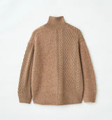 SWITCHING TURTLE NECK KNIT