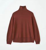 PLAIN STITCH HIGH NECK KNIT
