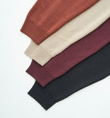 PLAIN STITCH HIGH NECK KNIT