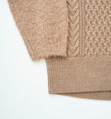 SWITCHING TURTLE NECK KNIT