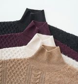 SWITCHING TURTLE NECK KNIT