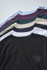 HEART PRINT LOGO LONG SLEEVE T-SHIRT