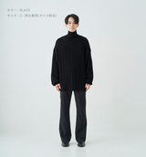 PATTERNED TURTLE NECK KNIT