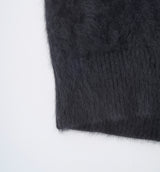 GOLD BUTTON SHAGGY CARDIGAN(受注予約受付終了)