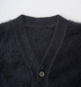 GOLD BUTTON SHAGGY CARDIGAN(受注予約受付終了)