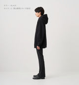 ZIP UP PILE LOGO HOODIE