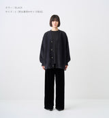 GOLD BUTTON SHAGGY CARDIGAN(受注予約受付終了)
