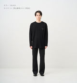 HEART PRINT LOGO LONG SLEEVE T-SHIRT