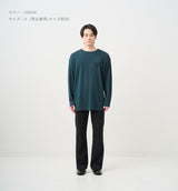 HEART PRINT LOGO LONG SLEEVE T-SHIRT