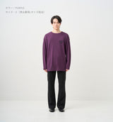 HEART PRINT LOGO LONG SLEEVE T-SHIRT