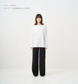 HEART PRINT LOGO LONG SLEEVE T-SHIRT