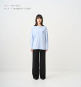 HEART PRINT LOGO LONG SLEEVE T-SHIRT