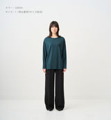 HEART PRINT LOGO LONG SLEEVE T-SHIRT