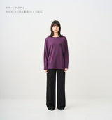 HEART PRINT LOGO LONG SLEEVE T-SHIRT