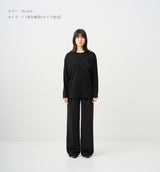 HEART PRINT LOGO LONG SLEEVE T-SHIRT