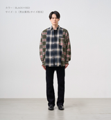 PANELLED CHECK SHIRT