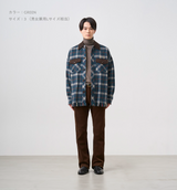 SHAGGY CHECK SHIRT JACKET