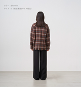 SHAGGY CHECK SHIRT JACKET