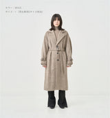 SHAGGY BELTED COAT (受注予約受付中)
