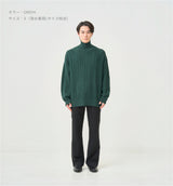 DAMAGED HIGHNECK KNIT (受注予約受付中)