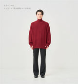 DAMAGED HIGHNECK KNIT (受注予約受付中)