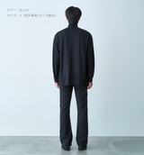 HIGH NECK WOOL CUT-SEW