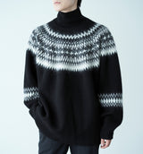 NORDIC TURTLE NECK KNIT