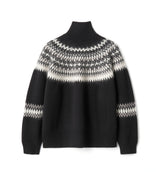 NORDIC TURTLE NECK KNIT