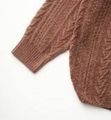 MOLE CABLE TURTLE NECK KNIT