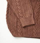 MOLE CABLE TURTLE NECK KNIT
