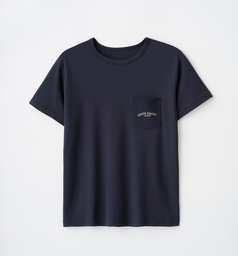 ROUND LOGO POCKET T-SHIRT (受注予約受付終了) – ABYTS