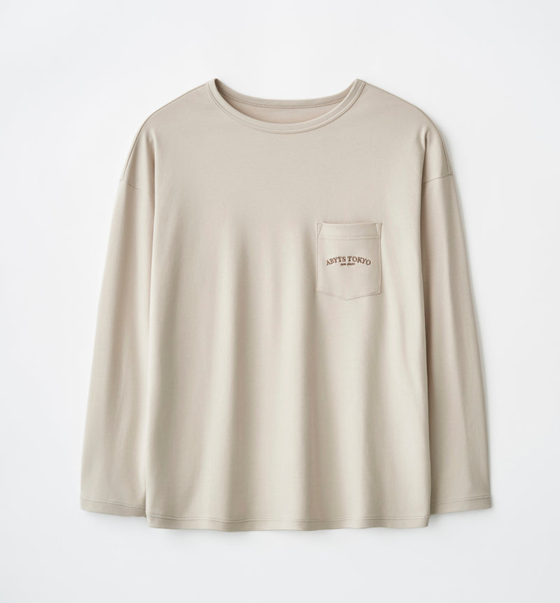 ROUND LOGO POCKET LONG SLEEVE T-SHIRT (受注予約受付終了)