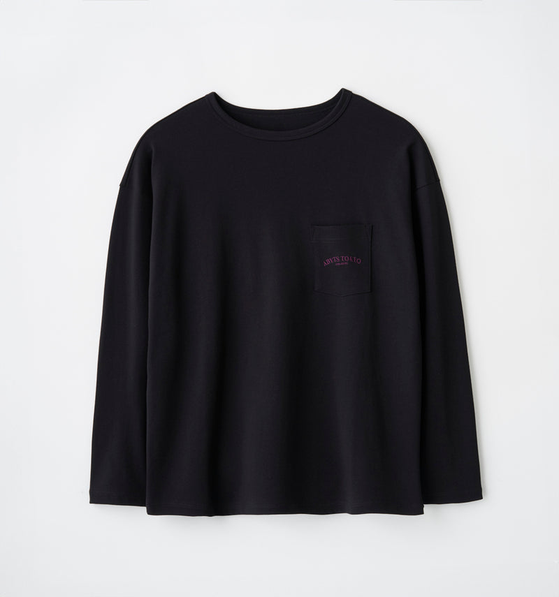 ROUND LOGO POCKET LONG SLEEVE T-SHIRT (受注予約受付終了)