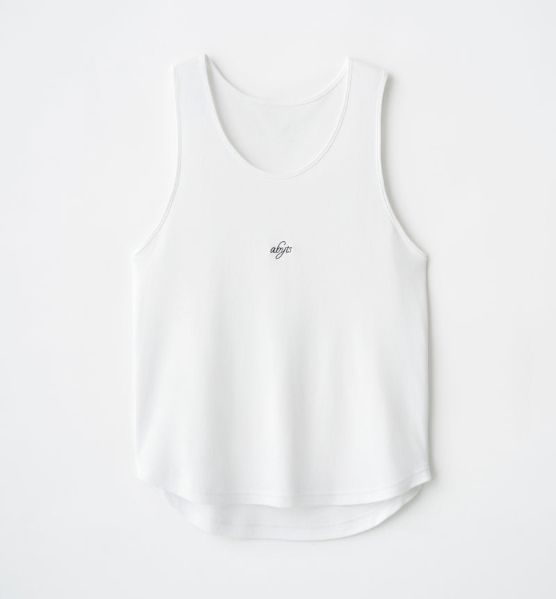 CHAIN STITCH LOGO TANK TOP