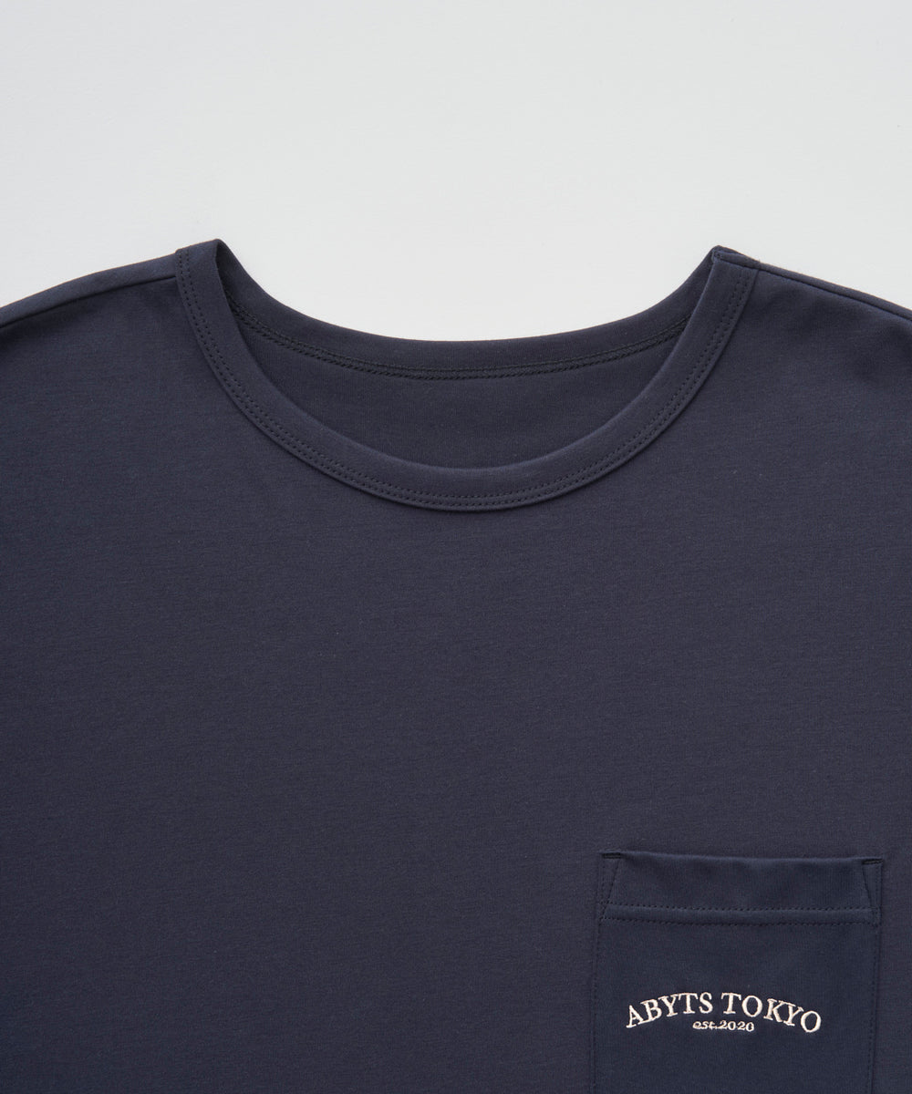 ROUND LOGO POCKET LONG SLEEVE T-SHIRT (受注予約受付終了) – ABYTS