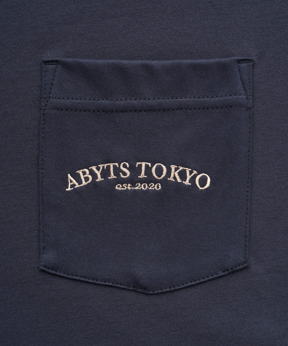 ROUND LOGO POCKET LONG SLEEVE T-SHIRT (受注予約受付終了) – ABYTS