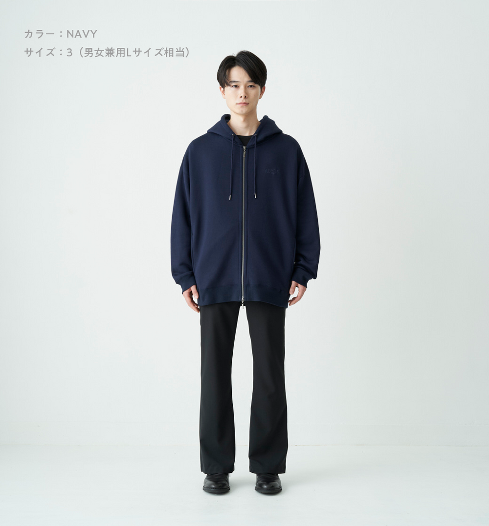 IDGAF Zip Up Hooded Sweatshirt NAVY lサイズ supreme IDGAF zip up hooded sweatshirt navy XXL ネイビー
