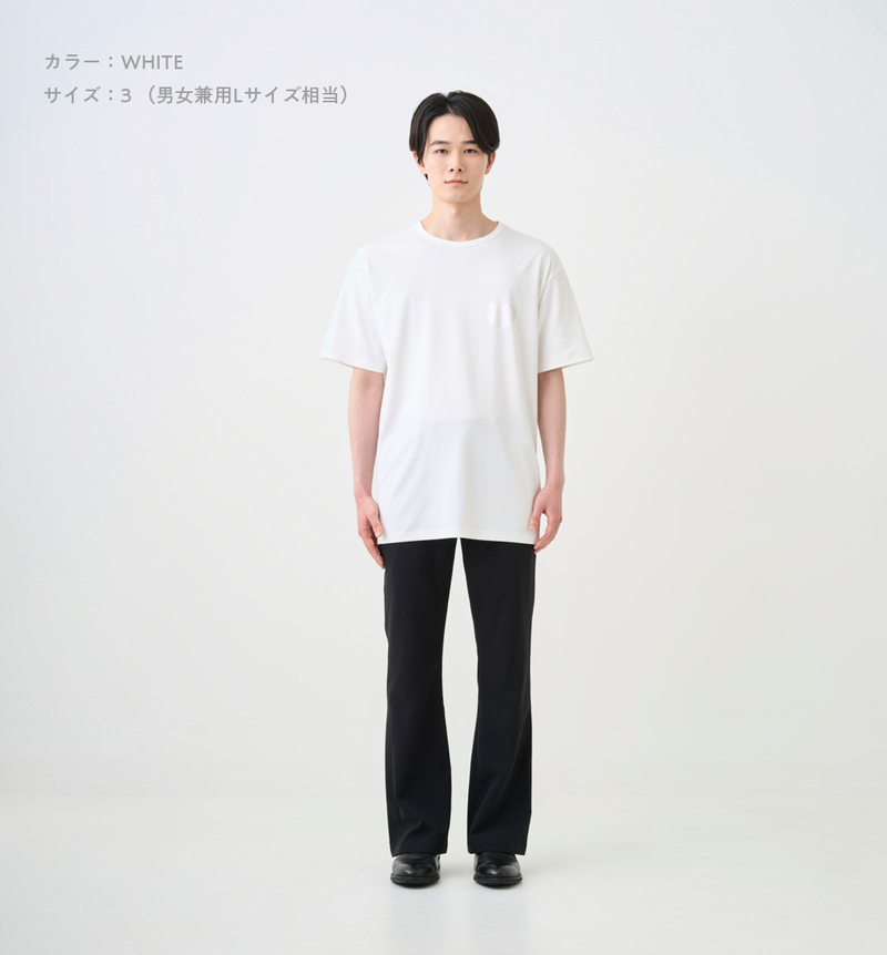 HEART PRINT LOGO T-SHIRT