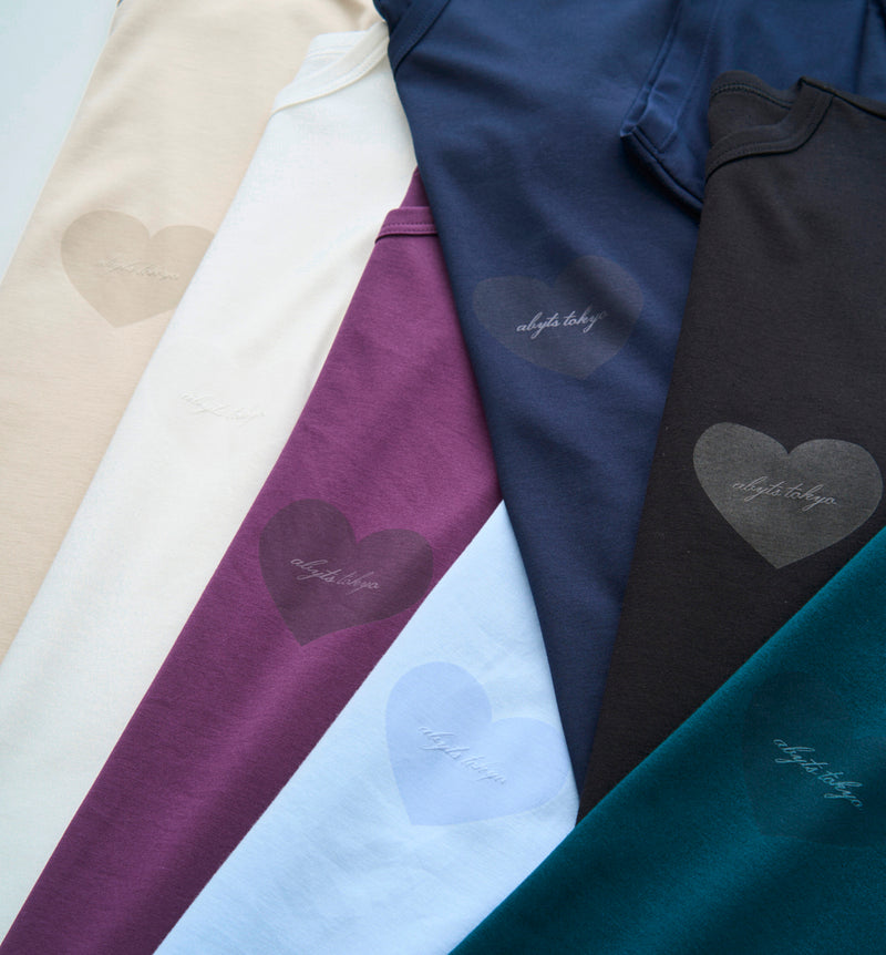 HEART PRINT LOGO T-SHIRT