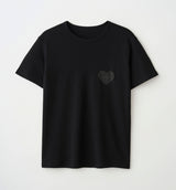 HEART PRINT LOGO T-SHIRT