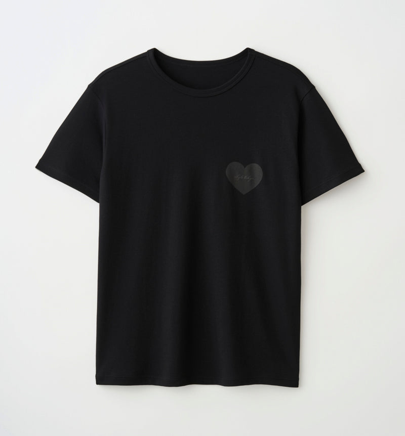 HEART PRINT LOGO T-SHIRT