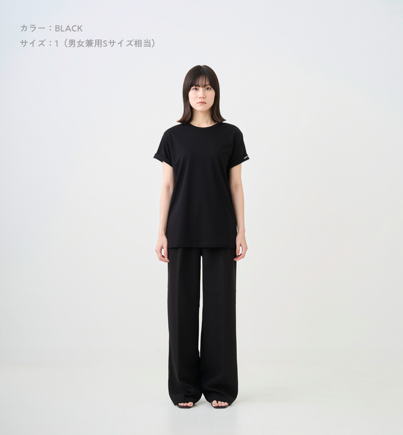 TURN UP SLEEVE LOGO T-SHIRT (受注予約受付終了)